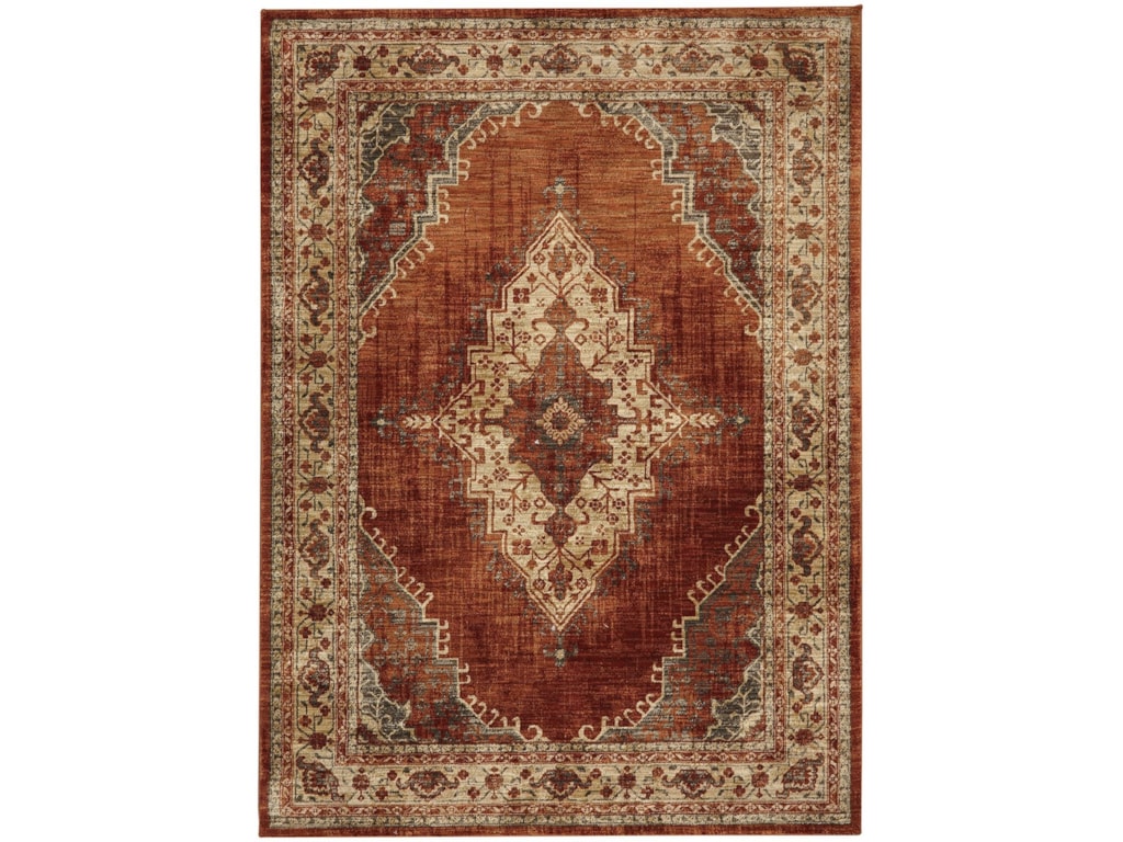 E Market 3 5 X5 Rectangle Ornamental Area Rug By Karastan Rugs At Furniture Super Rochester Mn