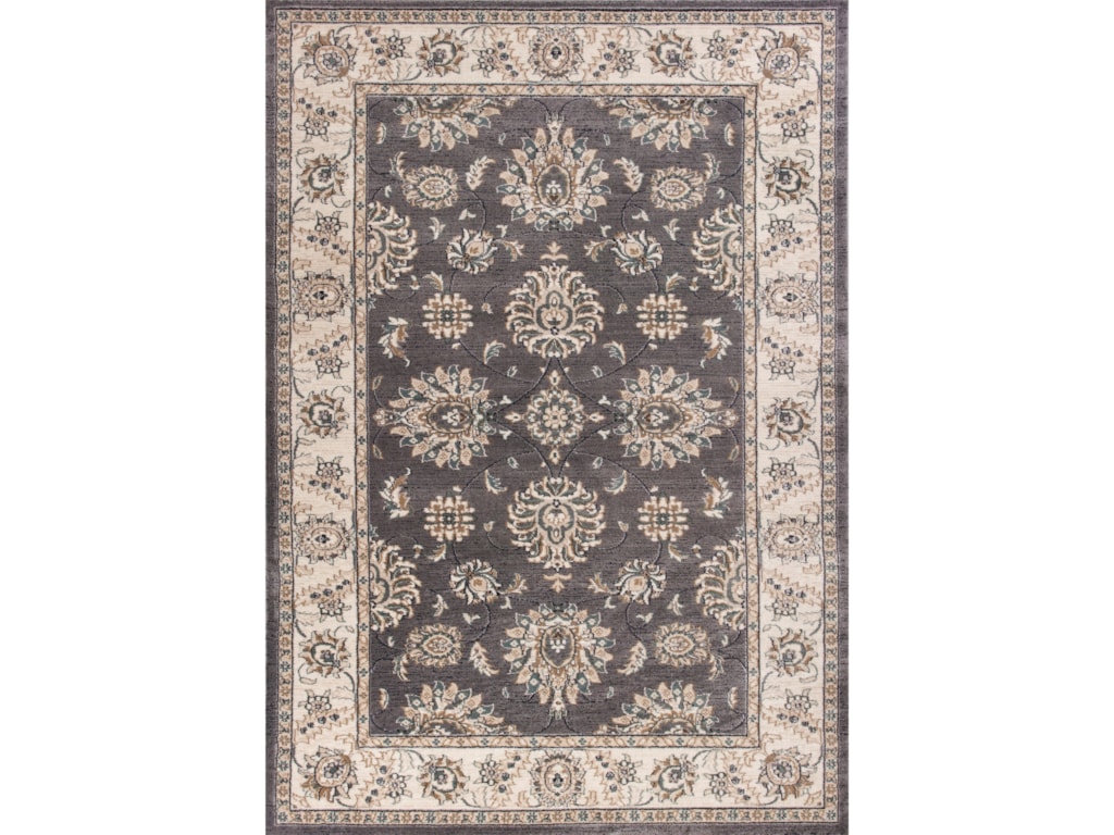 Avalon 7 X 5 3 Grey Ivory Kashan Area Rug Rotmans Rugs Avalon 7 X 5 3 Grey Ivory Kashan Area Rug