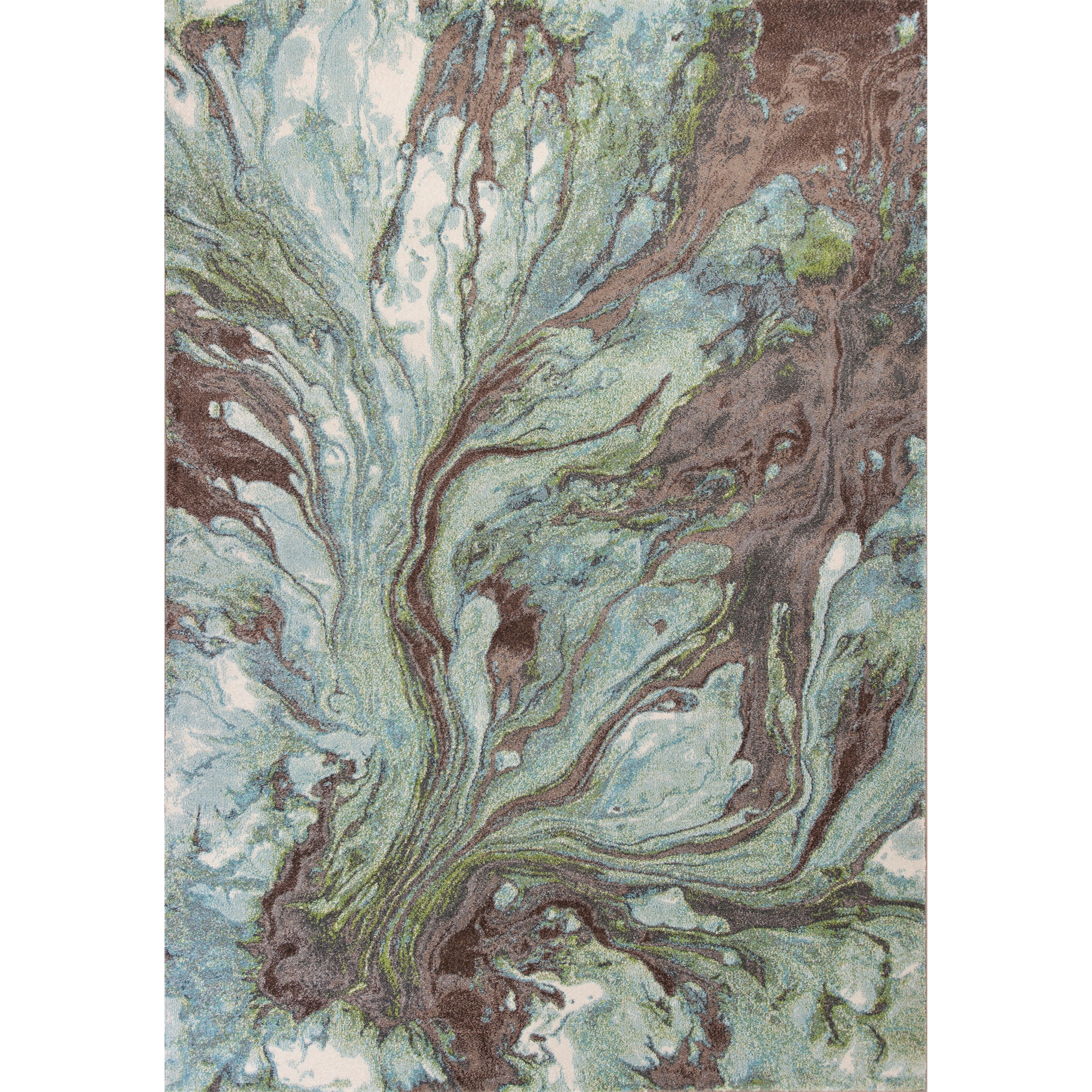 Kas Illusions Ill6203910x132 13 2 X 10 2 Seafoam Watercolors Area Rug Baer S Furniture Rugs