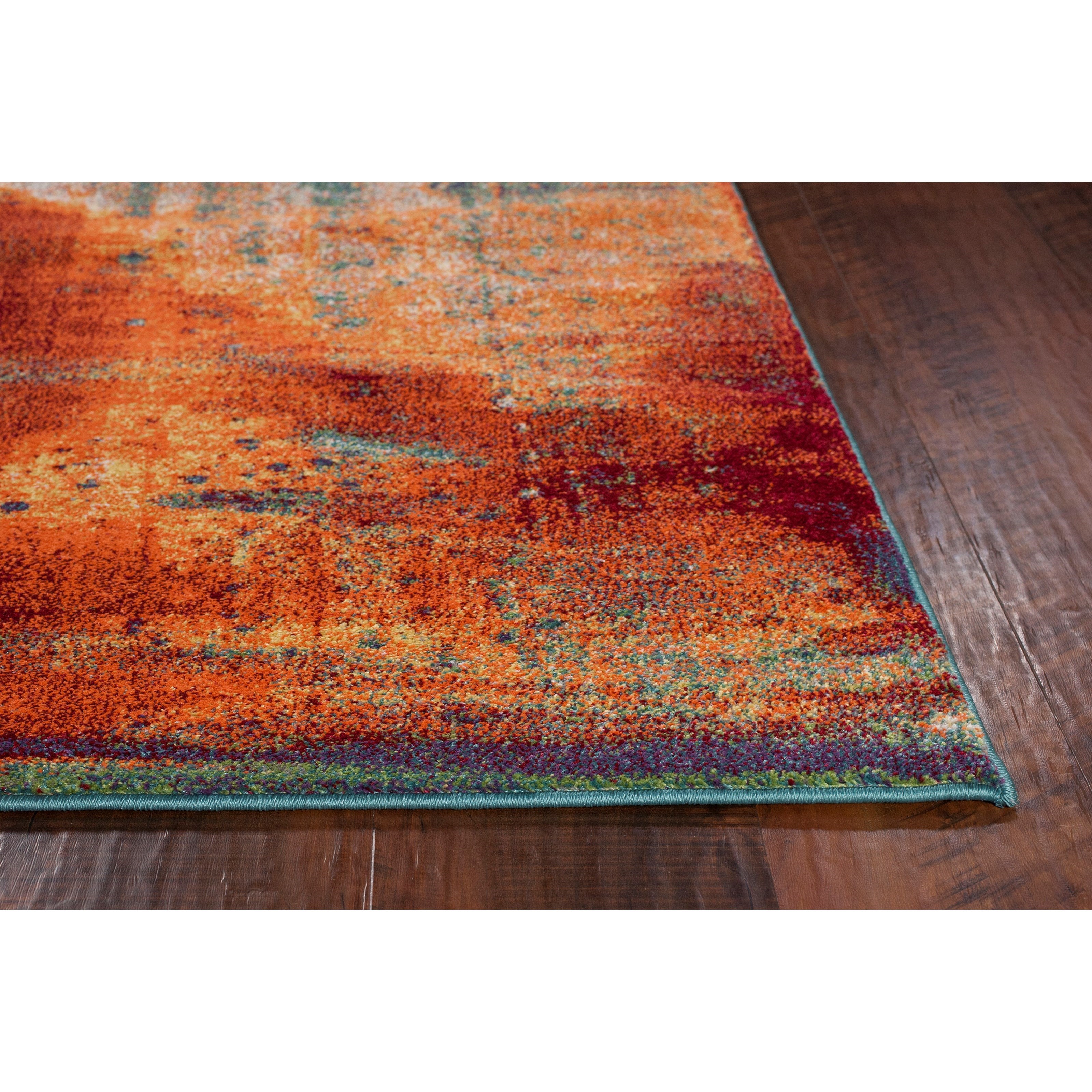 Kas Illusions 7 7 X 5 3 Multi Luminous Area Rug Darvin Furniture Rugs