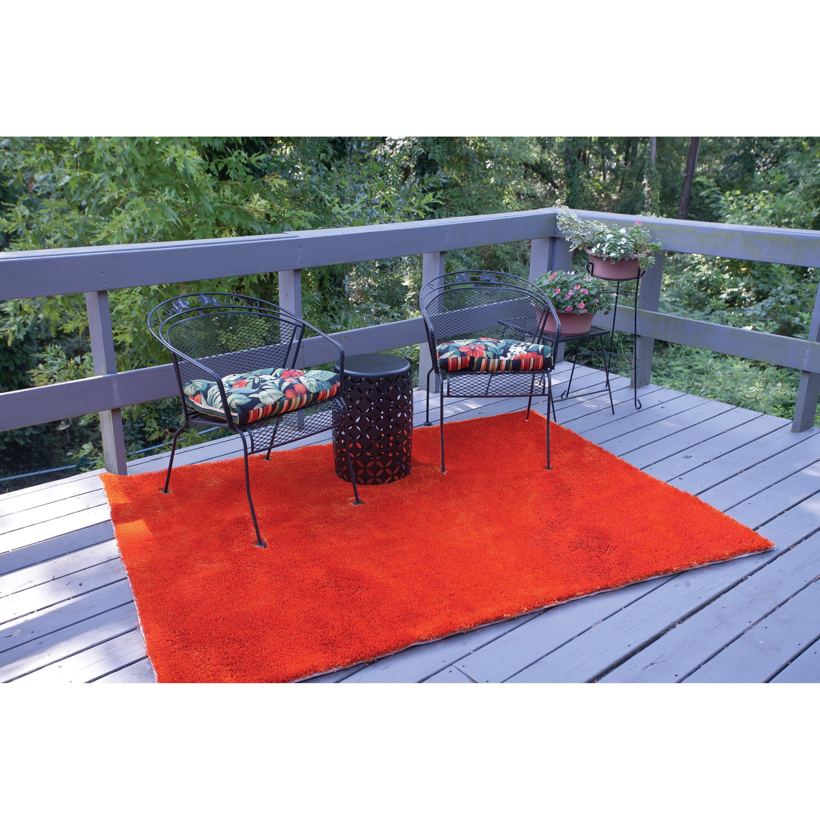 Kas Key West 5 X 7 Sunset Orange Area Rug Darvin Furniture Rugs