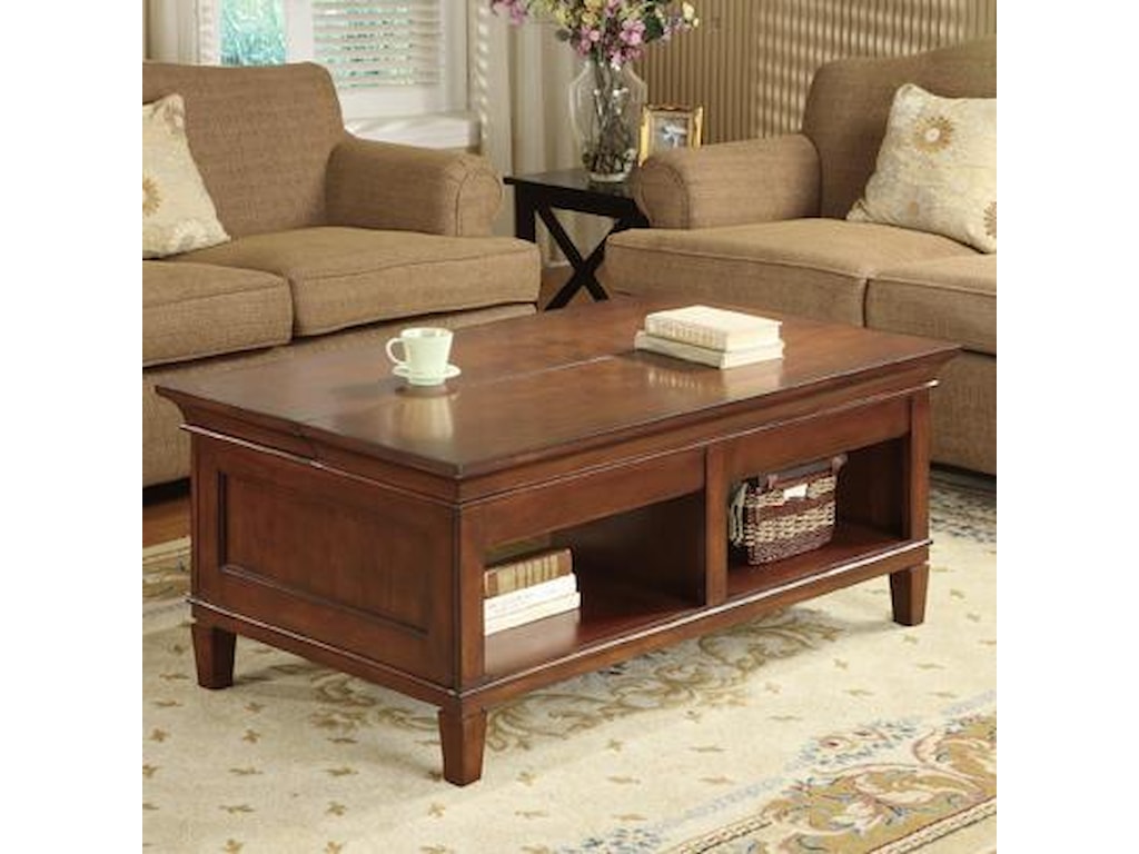 kathy ireland Home by Martin BradleyLaptop Coffee Table with Lift and Slide Top