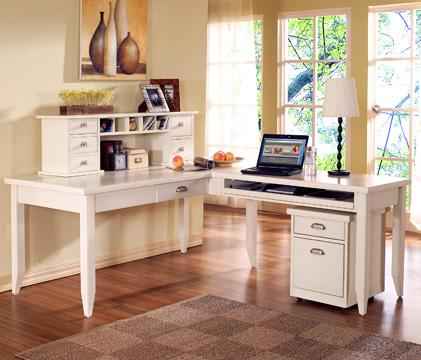 Kathy Ireland Home By Martin Tribeca Loft L Shaped Writing Desk