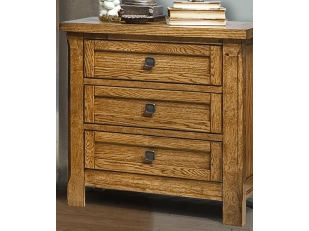 Vaughan Furniture RancheroNightstand with 3 Drawers
