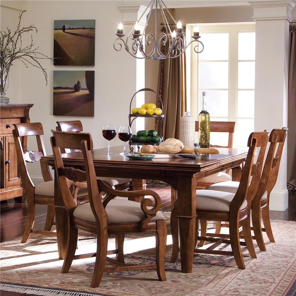 Kincaid Furniture Tuscano 7Pc Dining Room Wayside Furniture Dining 7 Or More Piece Set