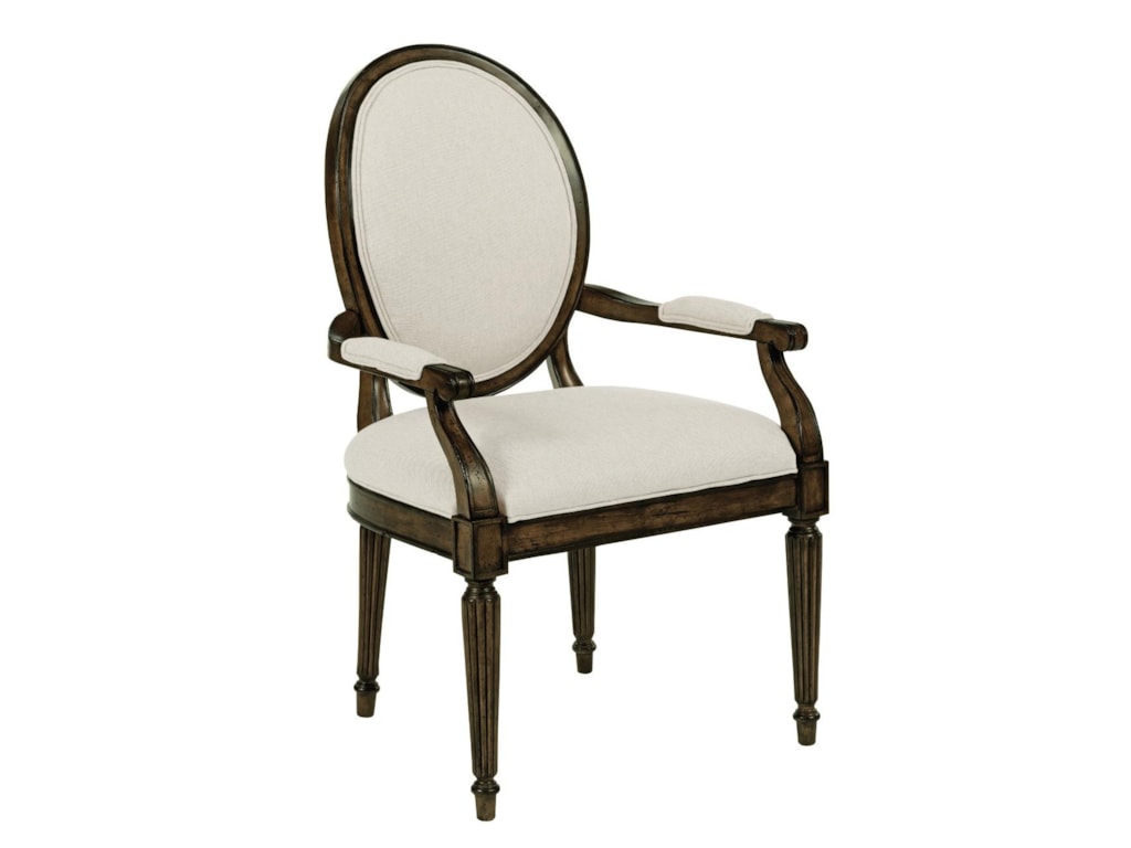 Kincaid Furniture Artisan's Shoppe DiningOval-Backed Dining Arm Chair