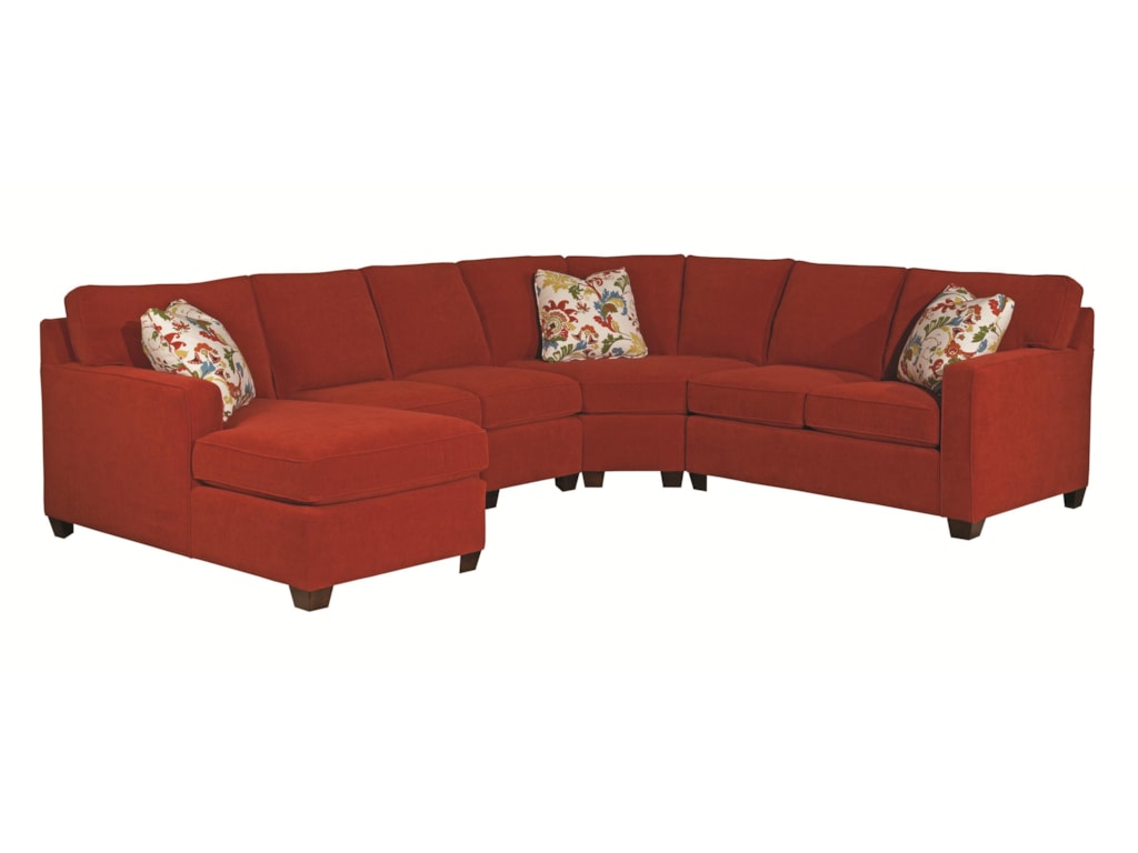 Kincaid Furniture Brooke Five Piece Sectional Sofa Olinde S Kincaid Furniture Brooke Five Piece Sectional Sofa