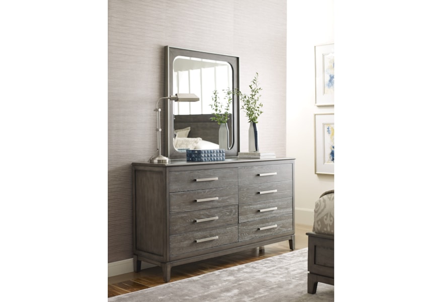 Kincaid Furniture Cascade Sellers Solid Wood 8 Drawer Dresser And