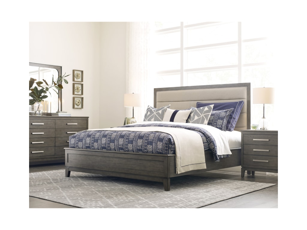 Kincaid Furniture CascadeRoss King Upholstered Panel Bed
