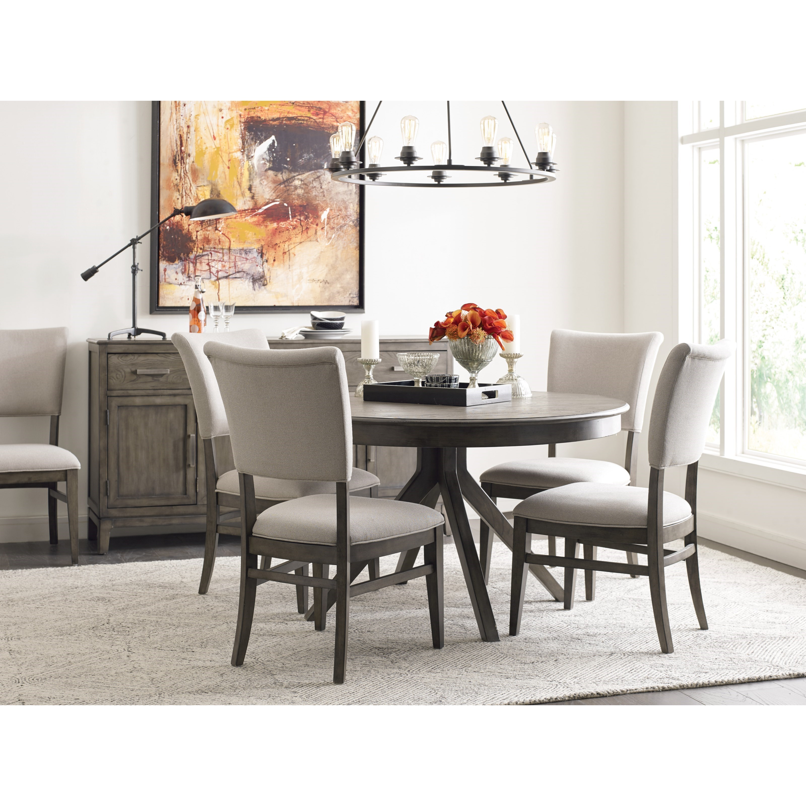Kincaid Furniture Cascade Murphy Solid Wood Round Dining Table