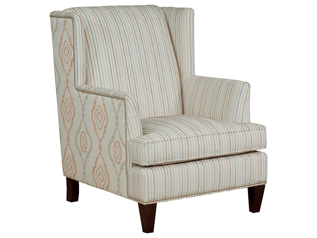 Kincaid Furniture Chapman Transitional Wingback Chair With