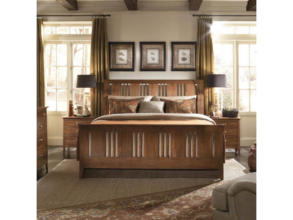 Kincaid Furniture Cherry ParkQueen Sleigh Bed