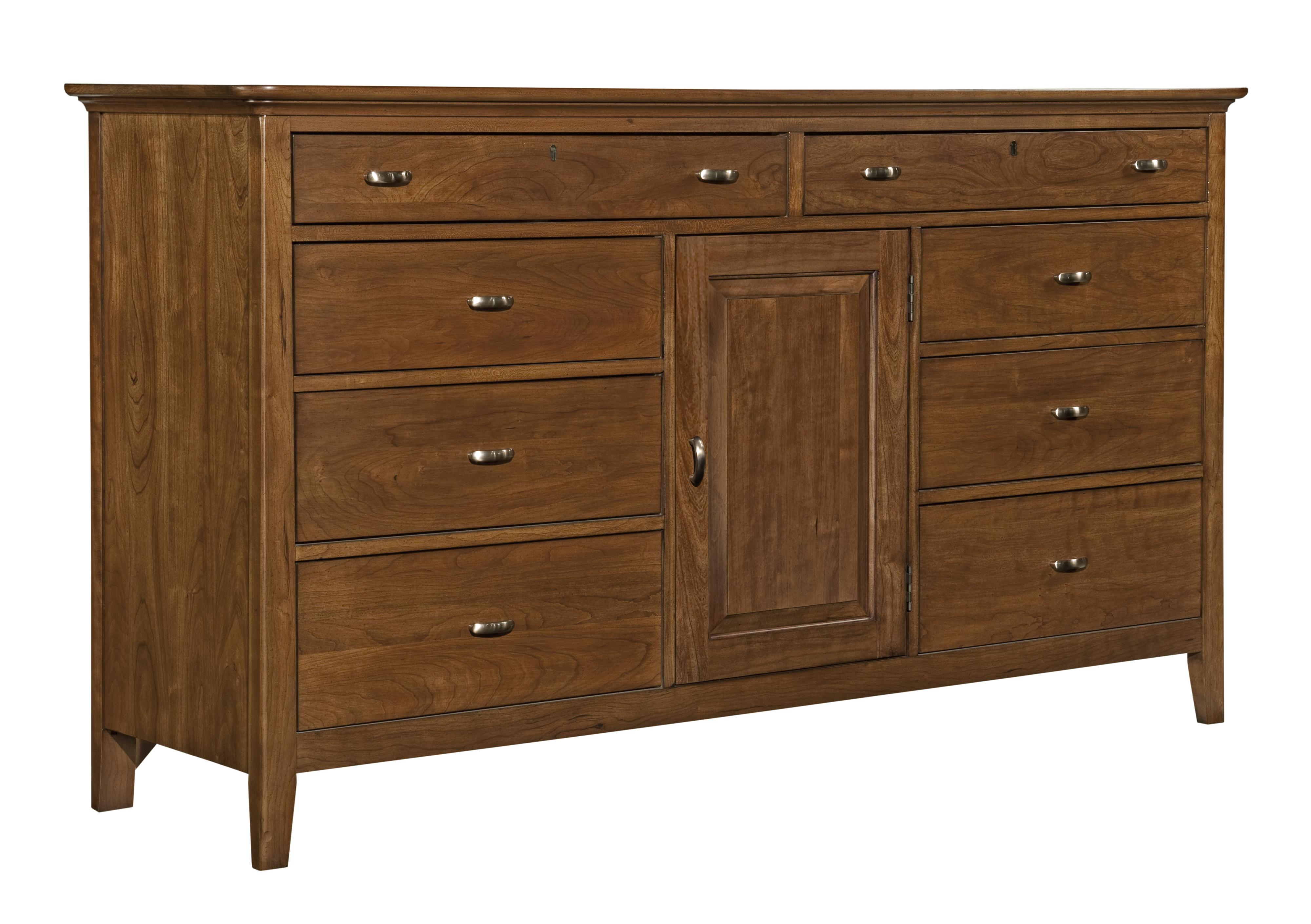 Kincaid Furniture Cherry Park 63 160v Eleven Drawers One Door Dresser Hudson S Furniture Dressers