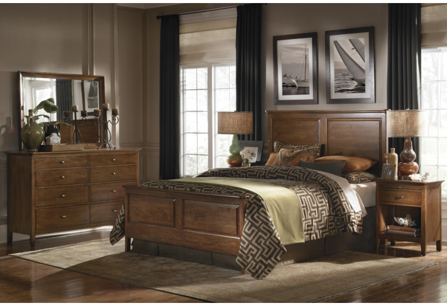 Kincaid Furniture Cherry Park Eight Drawer Double Dresser