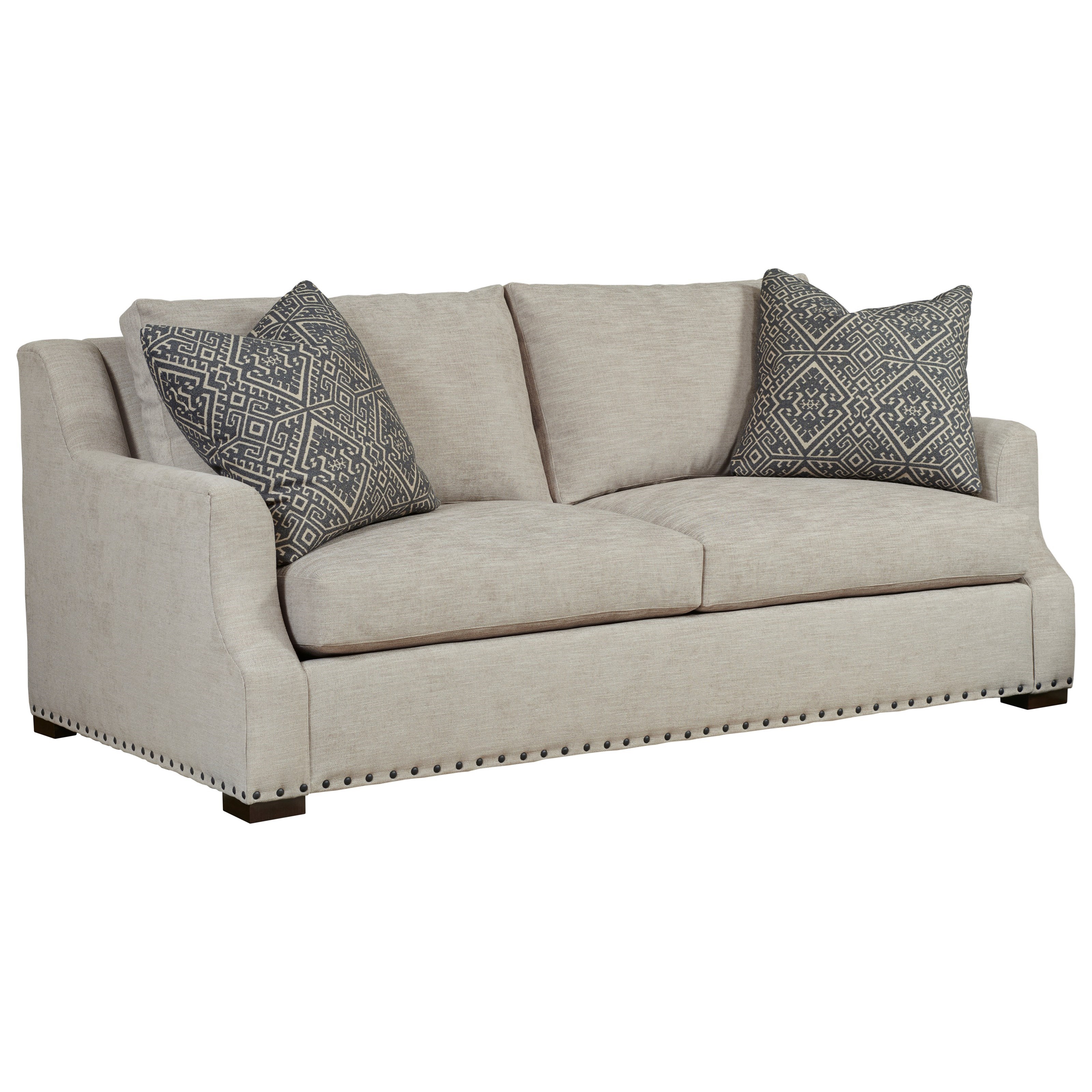 Kincaid Furniture Comfort Select Customizable Sofa With Nailhead Trim Lindy S Furniture Company Sofas