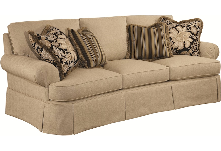Kincaid Furniture Danbury Traditional Conversation Sofa With
