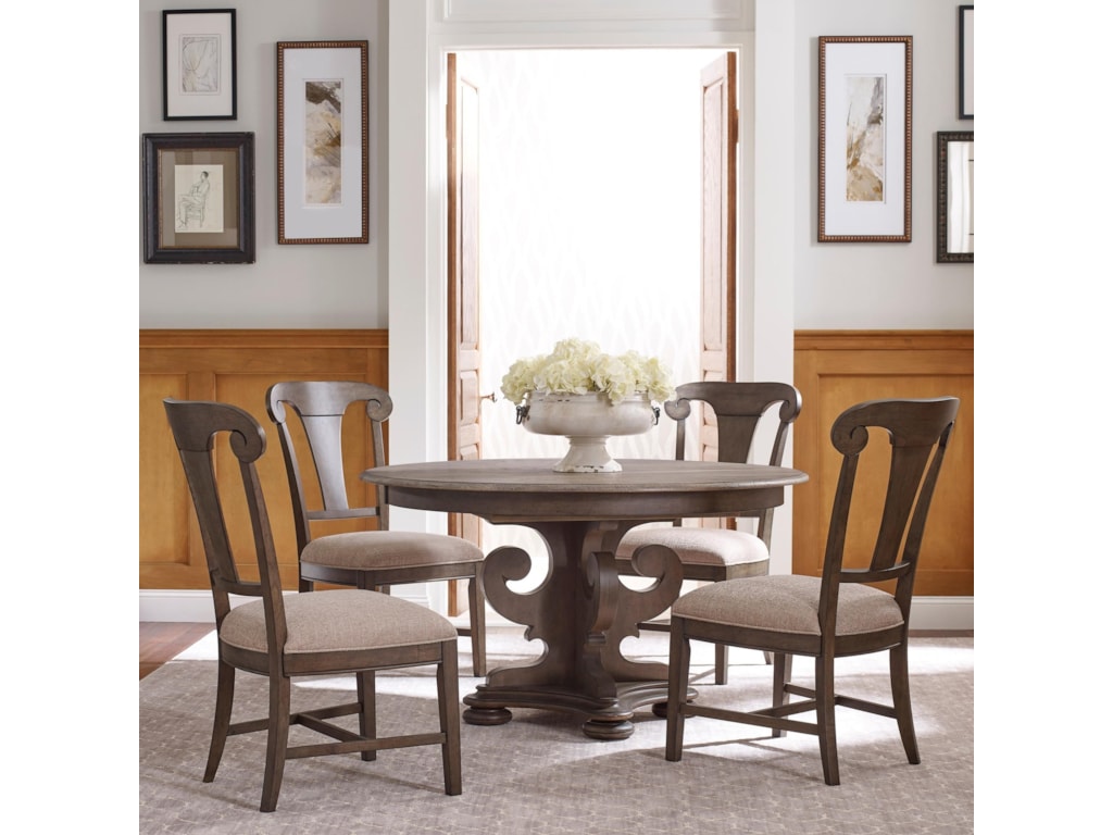 Kincaid Furniture Greyson Five Piece Dining Set With Grant Round Table And Fulton Side Chairs Wayside Furniture Dining 5 Piece Sets Kincaid Furniture Greyson Five Piece Dining Set With Grant Round Table And Fulton Side Chairs Wayside Furniture Dining 5 Piece Sets