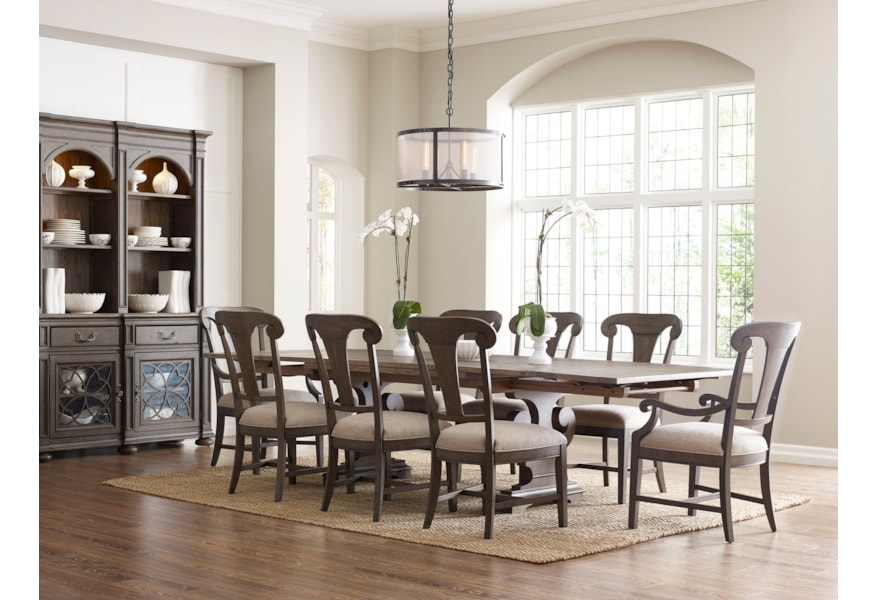 Kincaid Furniture Greyson 608 744p Crawford Refectory Dining Table Crawford Refectory Dining Table