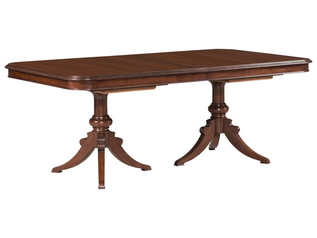 Kincaid Furniture Hadleigh Traditional Double Pedestal Dining Table With 18th Century Styling Wayside Furniture Dining Tables Kincaid Furniture Hadleigh Traditional Double Pedestal Dining Table With 18th Century Styling Wayside Furniture Dining Tables