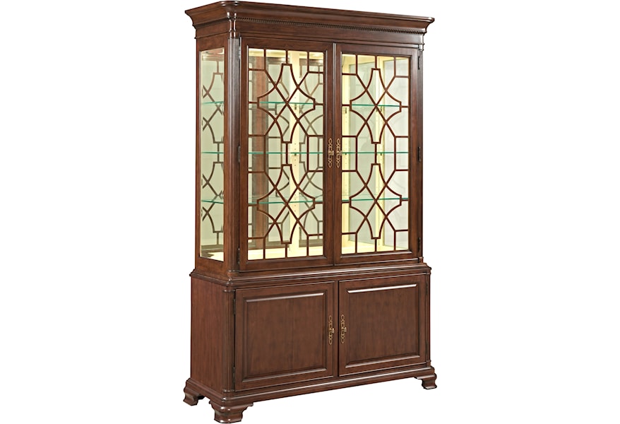 Kincaid Furniture Hadleigh 607 830p Traditional China Cabinet With