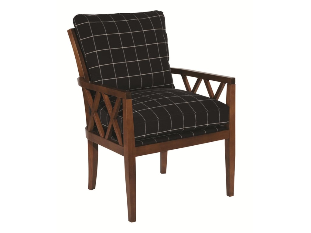 kincaid furniture accent chairs 837 00 veranda chair with exposed