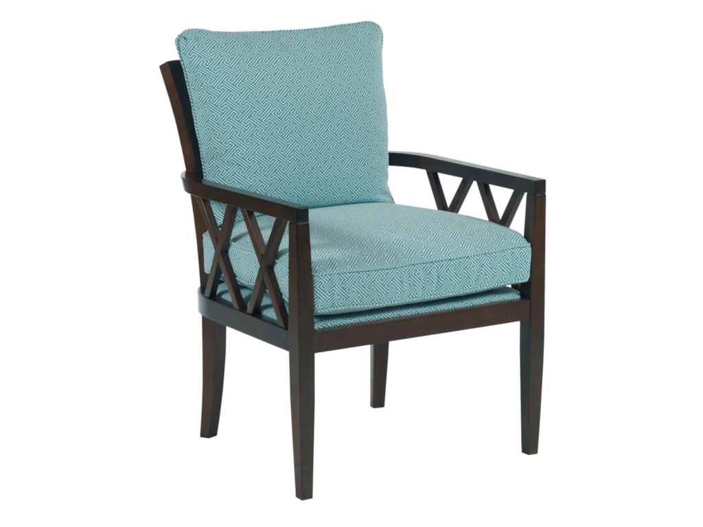 kincaid furniture accent chairs 837 00 veranda chair with exposed