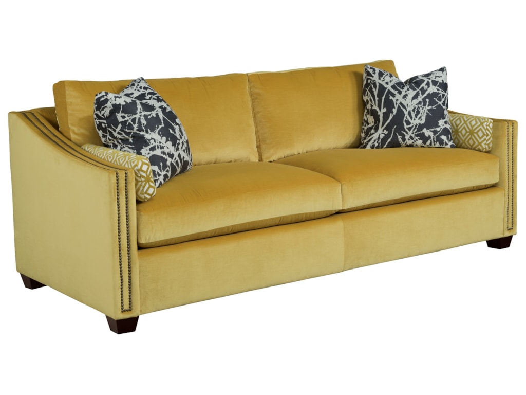 Kincaid Furniture Linear Sofa With Nail Head Trim