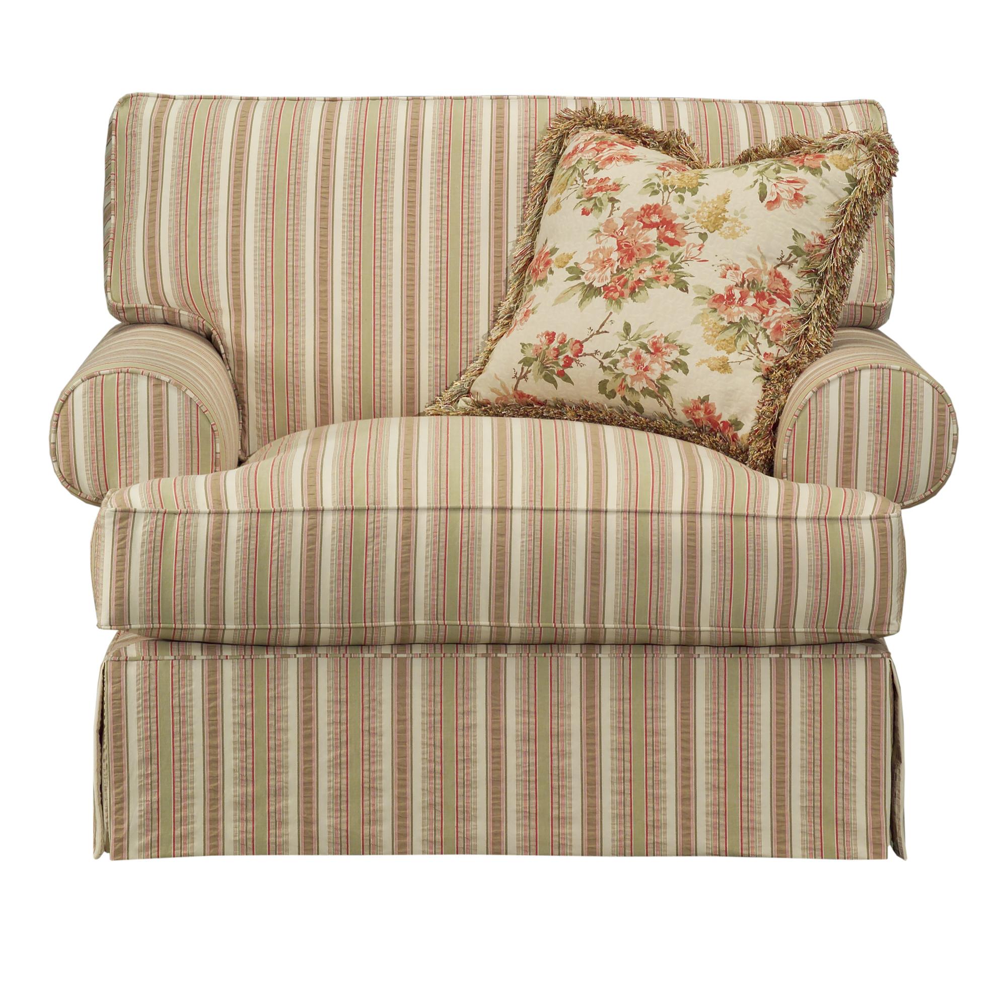 Kincaid Furniture Malibu Oversized Skirted Chair Lindy S