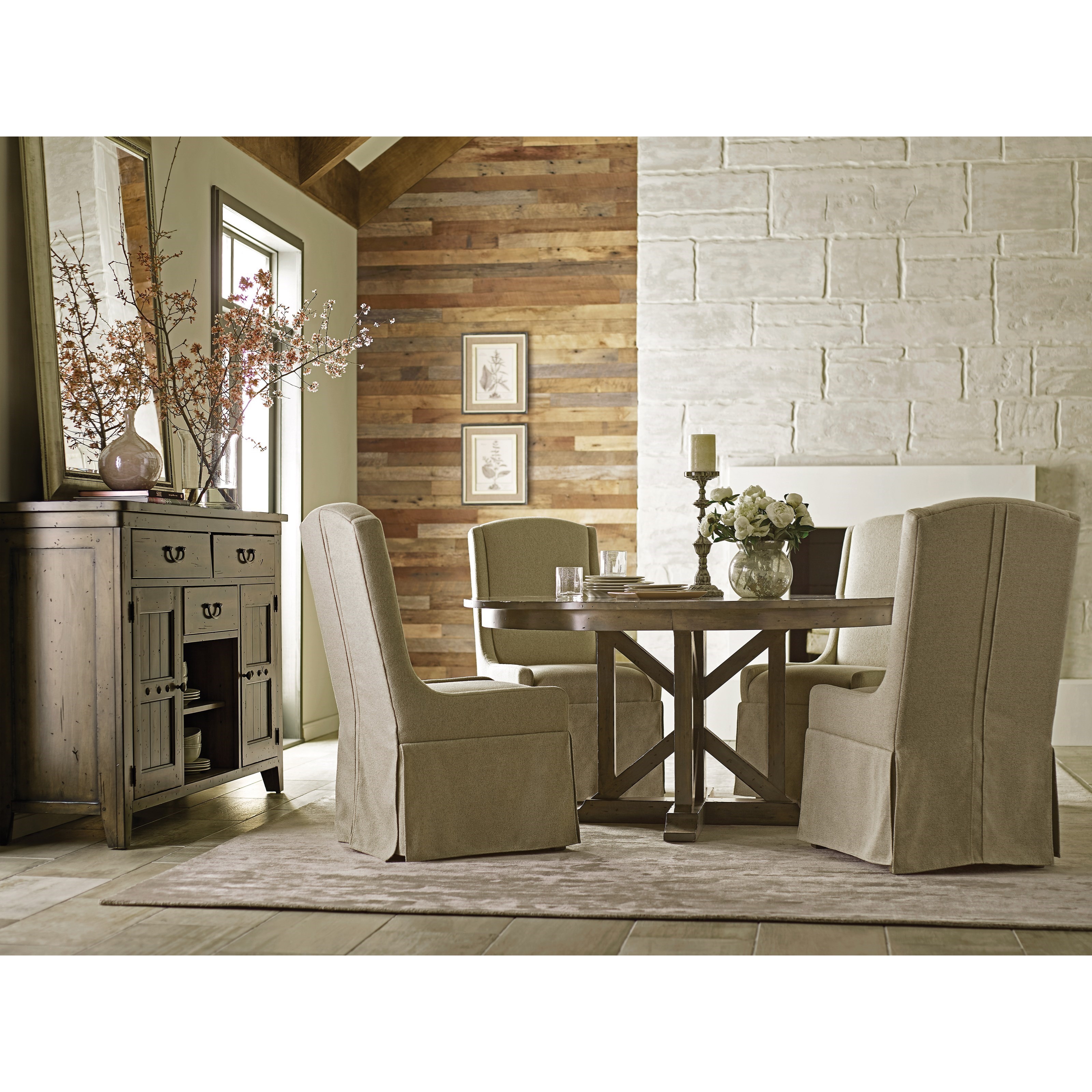 Kincaid Furniture Mill House Casual Dining Room Group Johnny