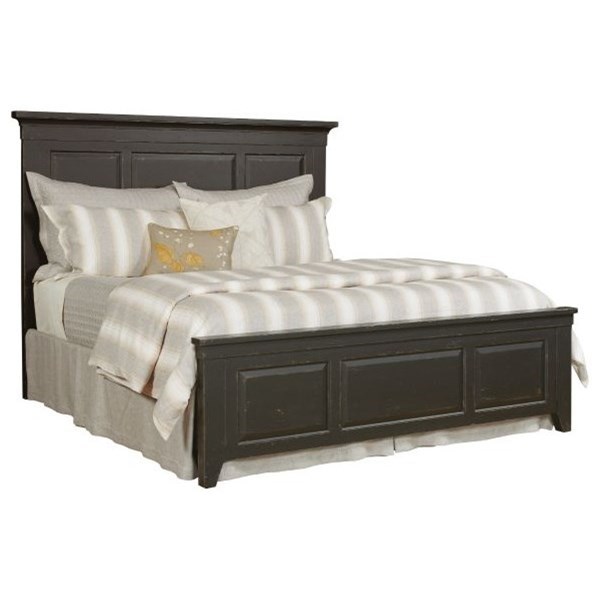 Kincaid Furniture Mill House 860 323ap Mason Queen Solid Wood Panel Bed Hudson S Furniture Panel Beds