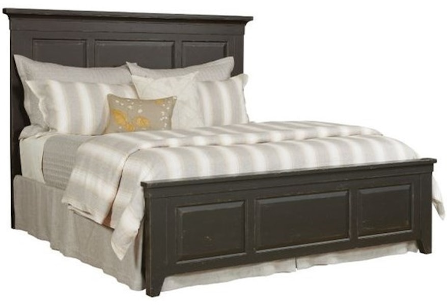 Kincaid Furniture Mill House 860 323ap Mason Queen Solid Wood Panel Bed Hudson S Furniture Panel Beds