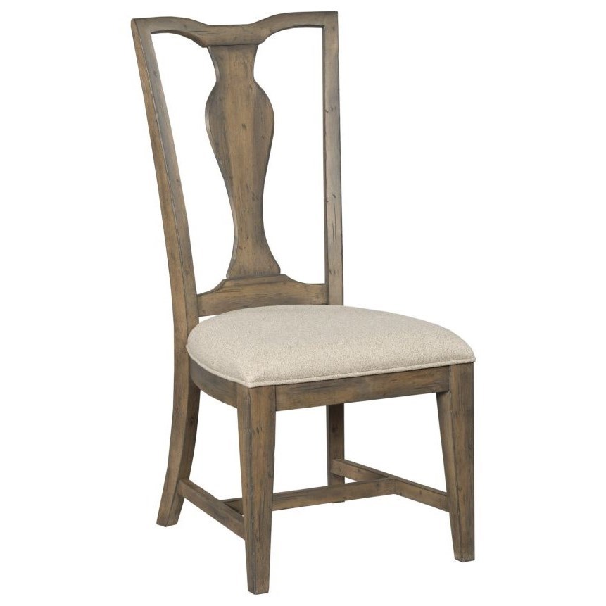 Mill House Copeland Solid Wood Side Chair With Upholstered Seat By Kincaid Furniture At Northeast Factory Direct