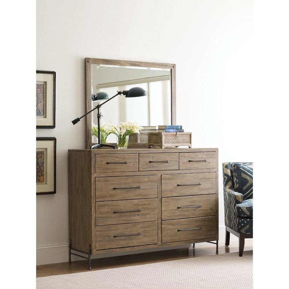 Kincaid Furniture Modern Forge 944 220 Henderson 9 Drawer Solid Wood Mule Chest Northeast Factory Direct Dressers