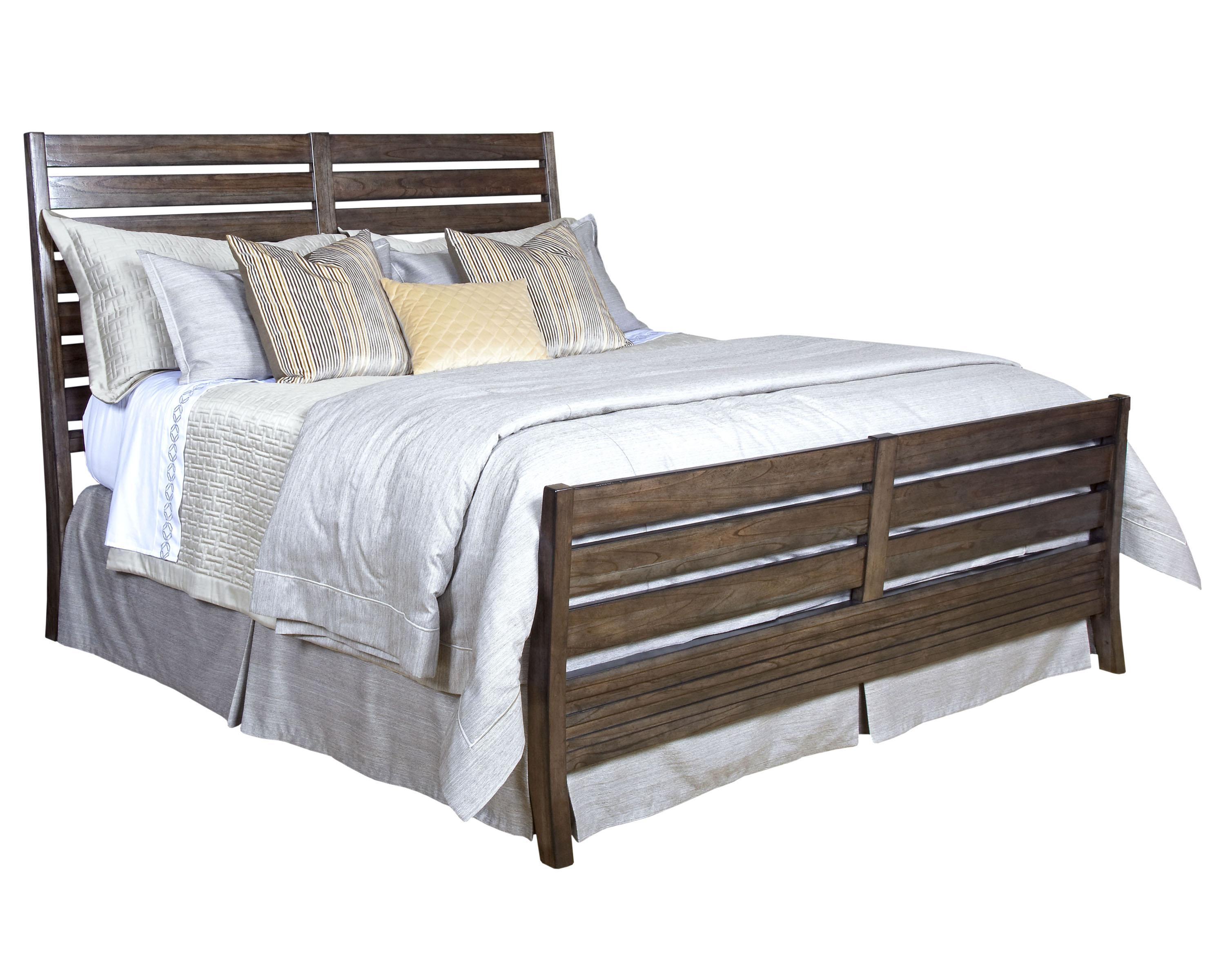 Kincaid Furniture Montreat 84 150pv Queen Rake Slat Sleigh Bed Thornton Furniture Sleigh Beds