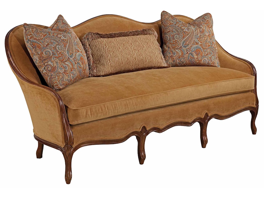 Kincaid Furniture Naples 660 86 Traditional French Sofa With