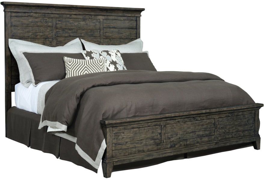 Kincaid Furniture Plank Road 706 304cp Jessup Solid Wood Queen Panel Bed Hudson S Furniture Panel Beds