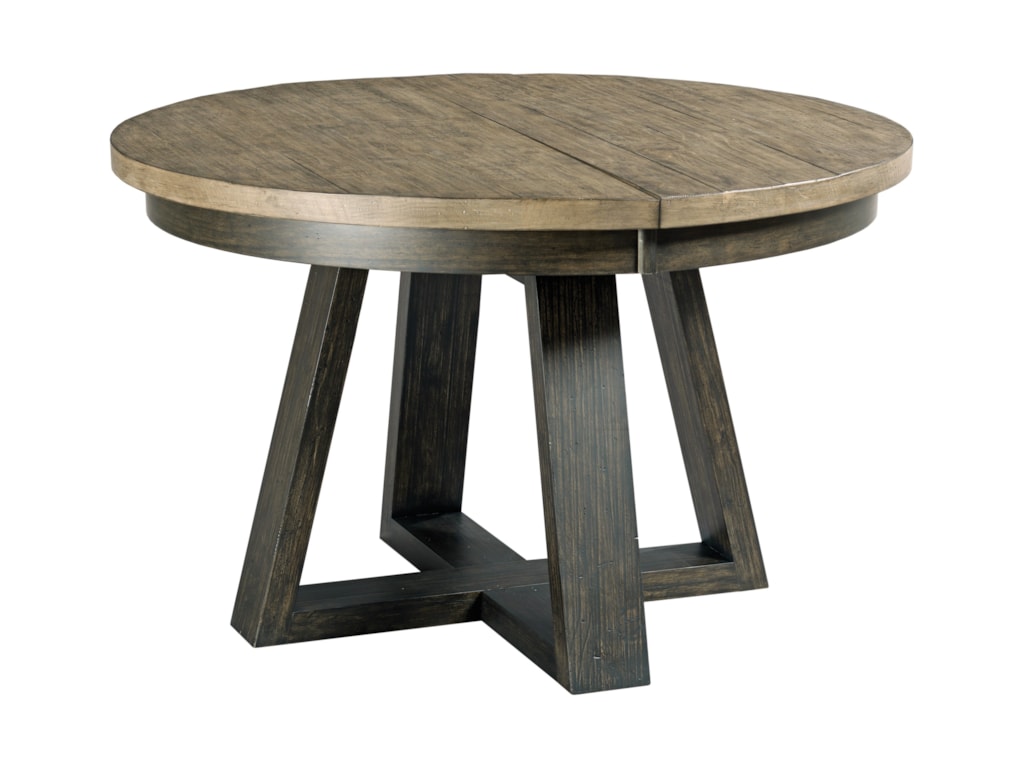 Plank Road On Solid Wood Dining Table With One Extension Leaf By Kincaid Furniture At Hudson S