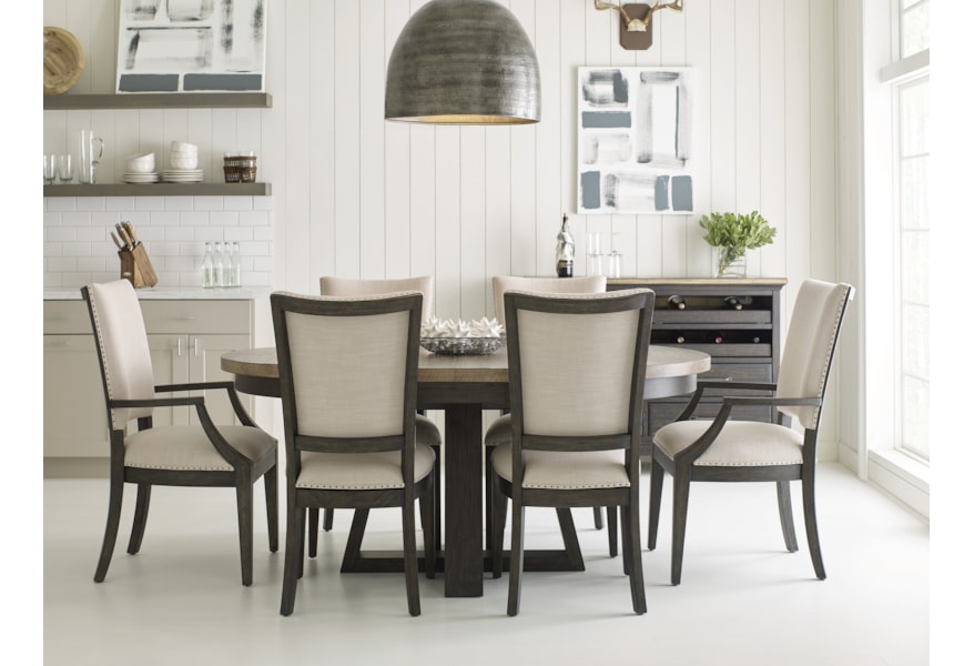 Kincaid Furniture Plank Road Formal Dining Room Group Northeast