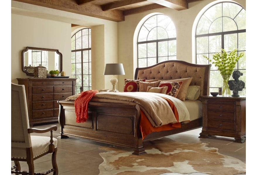 Kincaid Furniture Portolone 95 142m Traditional Solid Wood