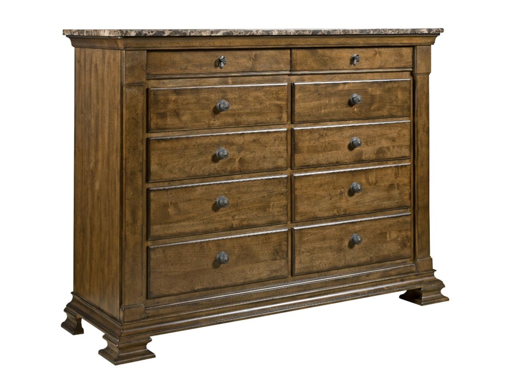 Kincaid Furniture PortolonePortolone Bureau w/ Marble Top