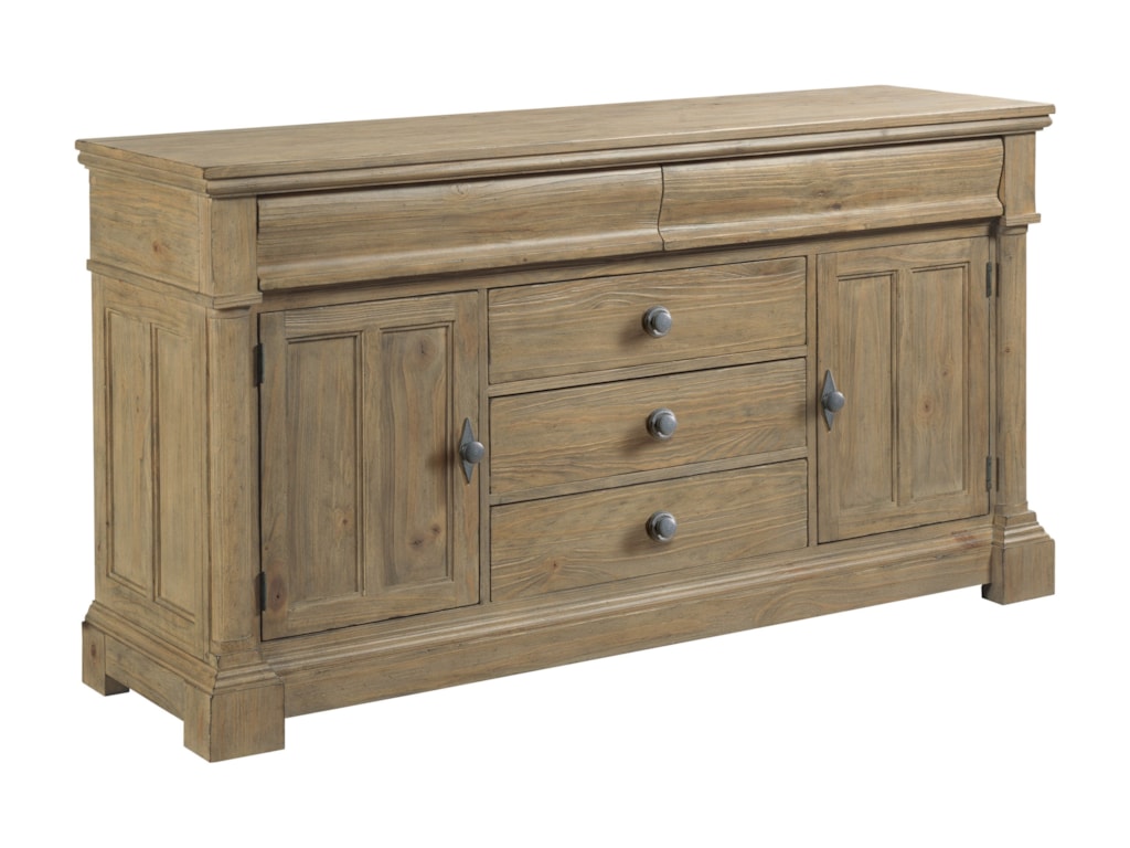 Kincaid Furniture Stone Street 760 130 Fulton Five Drawer Dresser Kincaid Furniture Stone Streetfulton Dresser