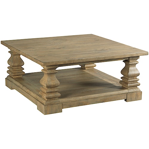 Kincaid Furniture Stone Street Magna Square Coffee Table With Shelf Kincaid Furniture Stone Street Magna Square Coffee Table With Shelf
