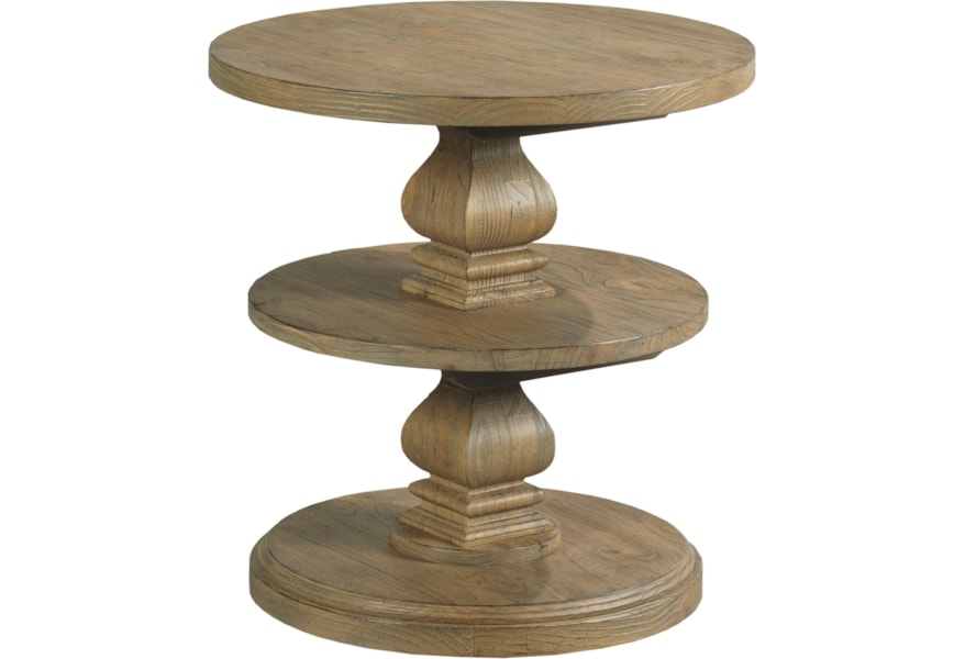 Kincaid Furniture Stone Street 760 917 Bronwin Round Accent Table
