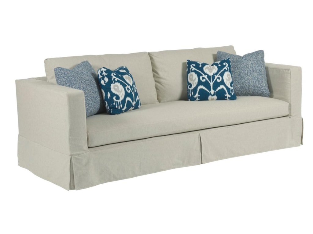 Kincaid Furniture Sydney 651 96 Modern Slipcover Sofa With Kick Kincaid Furniture Sydneysofa