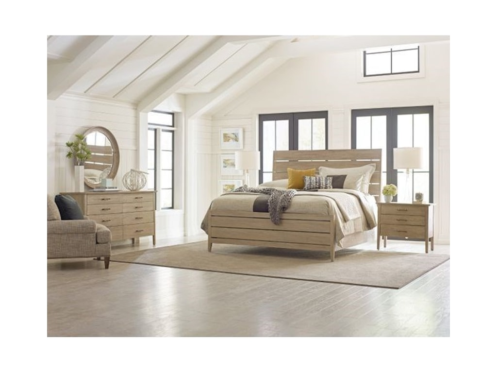 Kincaid Furniture SymmetryIncline Oak California King PlatformBed