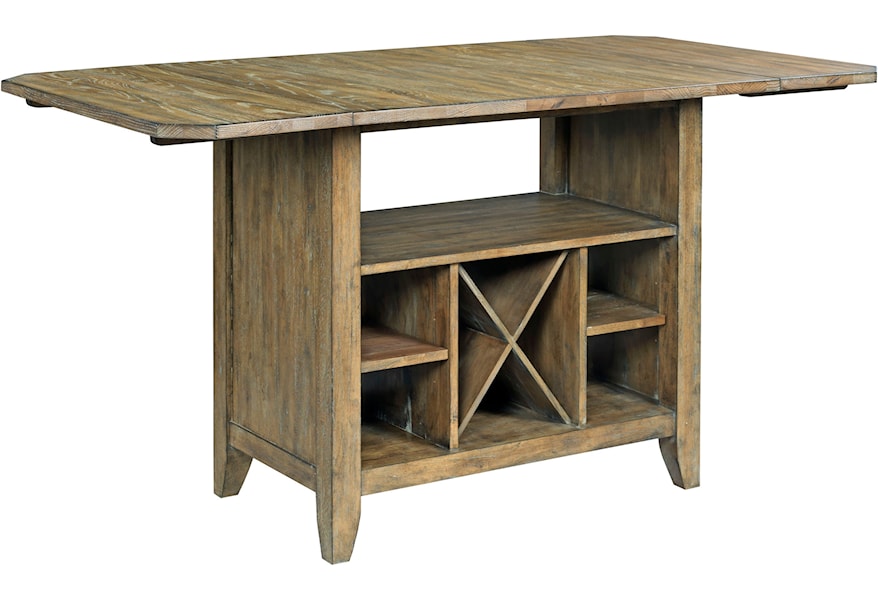 Kincaid Furniture The Nook Solid Wood Kitchen Island With