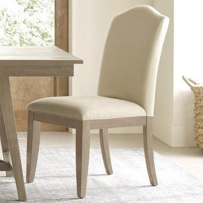 Kincaid Furniture The Nook 665 641 Parson S Style Side Chair With Performance Fabric Upholstery Northeast Factory Direct Dining Side Chairs