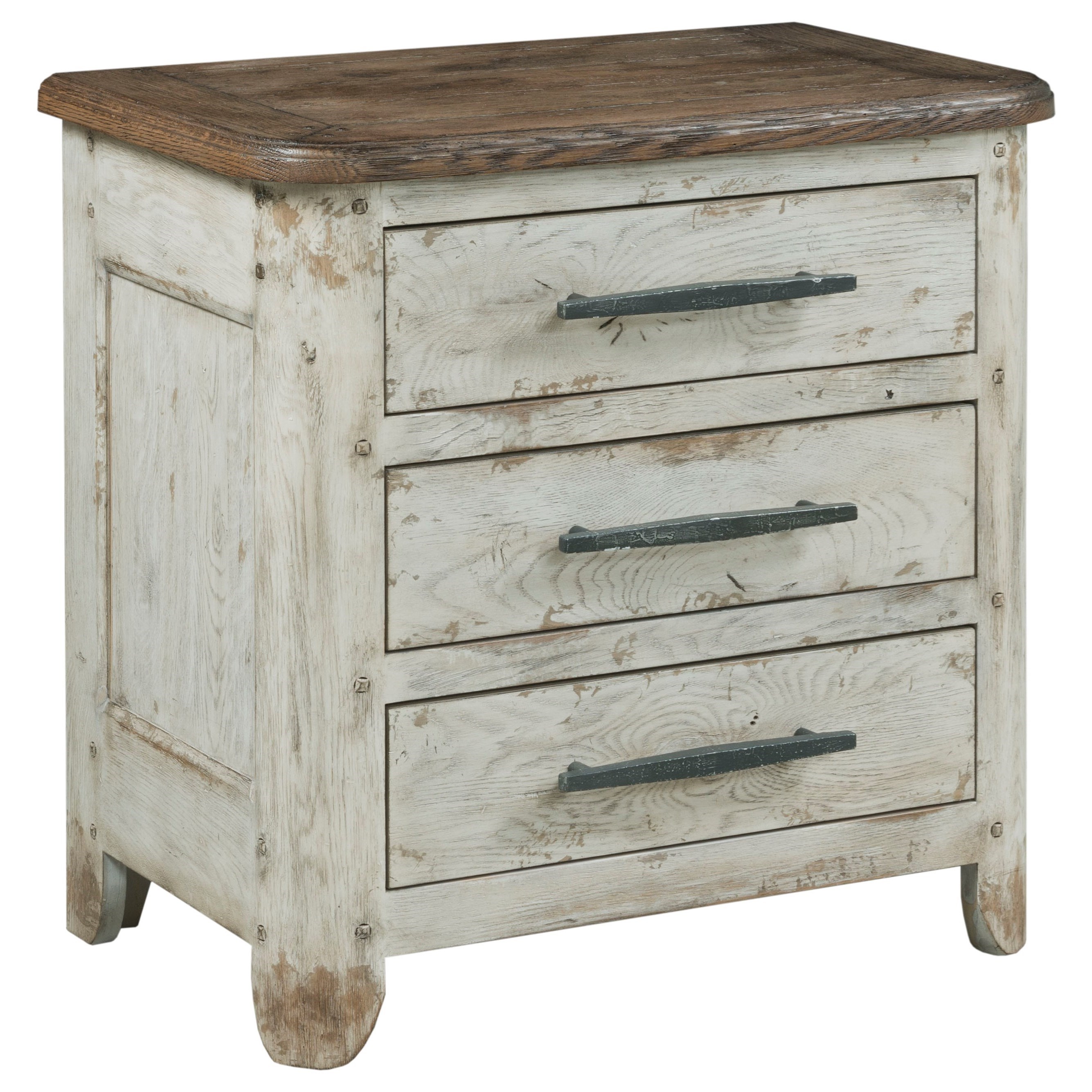 Kincaid Furniture Trails Dupont Three Drawer Nightstand With