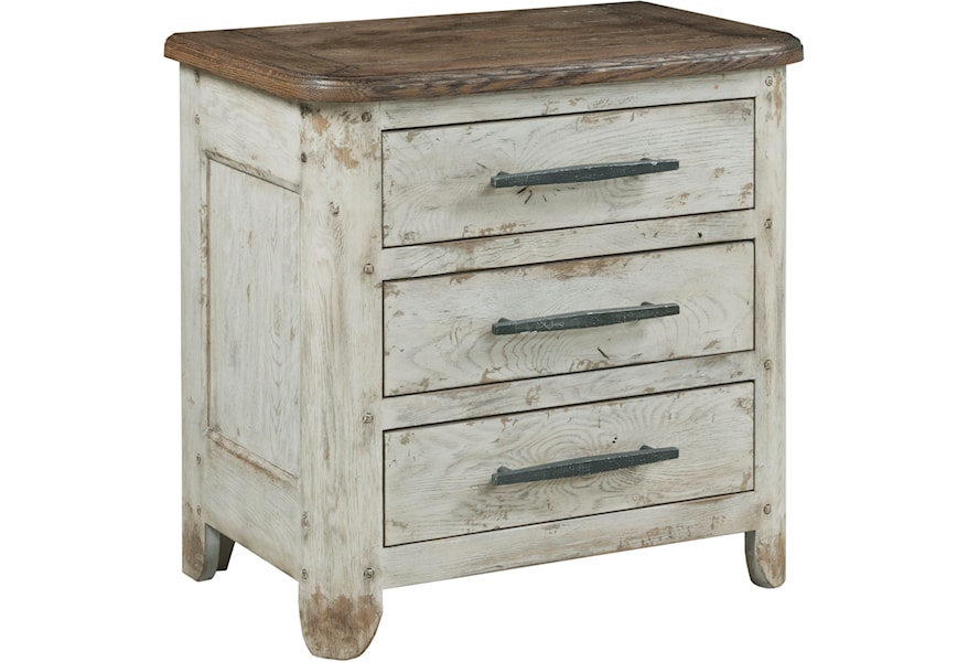 Kincaid Furniture Trails Dupont Three Drawer Nightstand With