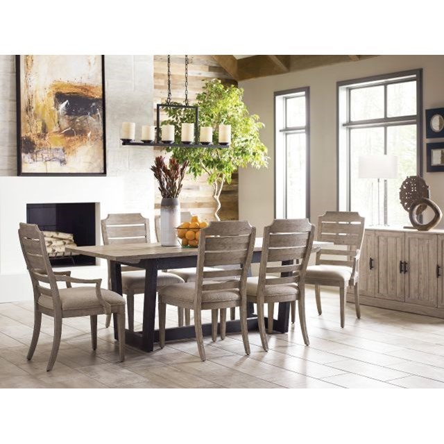 Kincaid Furniture Trails 813 700s Denali Dining Table With Two